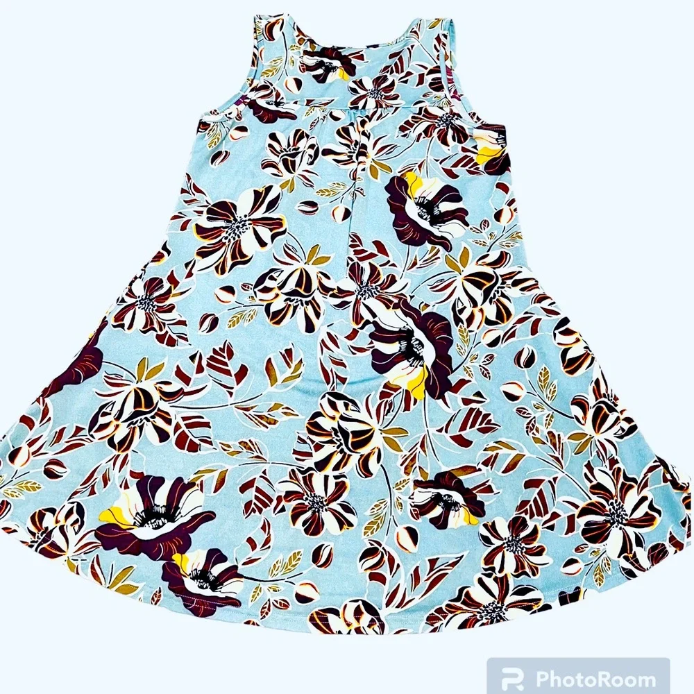 NWOT💙Lildy ~Women’s Printed Pocket Sleeveless Tunic~Size:S-M - Picture 2 of 9